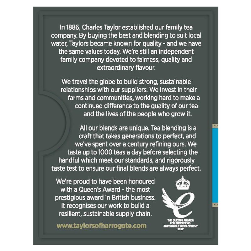 Taylors of Harrogate Decaffeinated Breakfast Tea, 20 Tea Bags (Pack