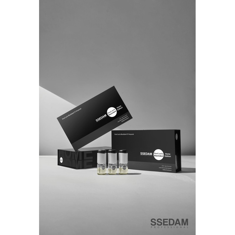 Sedam Cedam Real Lacto Black Label Home Edition Kit Ampoule