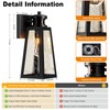 Seovix Motion Sensor Outdoor Lights 2 Pack, Dusk to Dawn