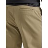 Lee Men's Flat Front Relaxed Straight Pant, Khaki, 36W x