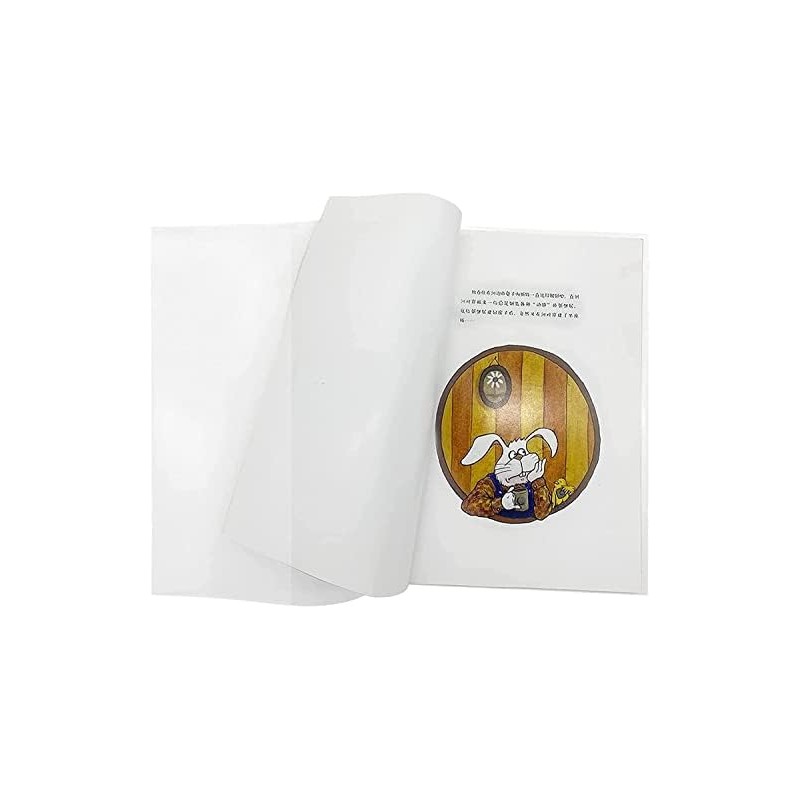 ONTYZZ - Funda de plástico para libros, 10 unidades, protector