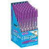 Lotus Pack of 10 Purple Ink Medium Point Nib Ultra