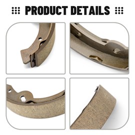 Drive-up Golf Cart Brake Shoes for EZGO Medalist TXT 1997-Up, Workhorse 1996-Up, Yamaha G14-G22 94-06 Models OEM 27943G01 70795G01