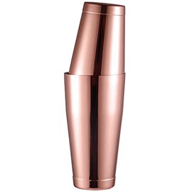 WOMLEX Boston Cocktail Shaker 820ml and 550ml (Rose Gold)