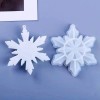Unbranded Deep Snowflake silicone mold for epoxy resin Faceted For