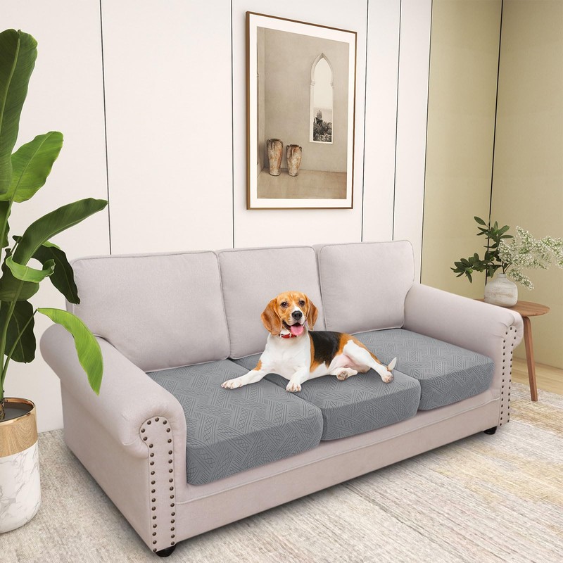 hyha Individual Couch Cushion Covers, Stretch Sofa/Couch Seat Cushion Covers,