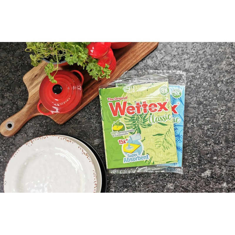 Vileda Wettex Classic Sponge Cloth 3 Pack