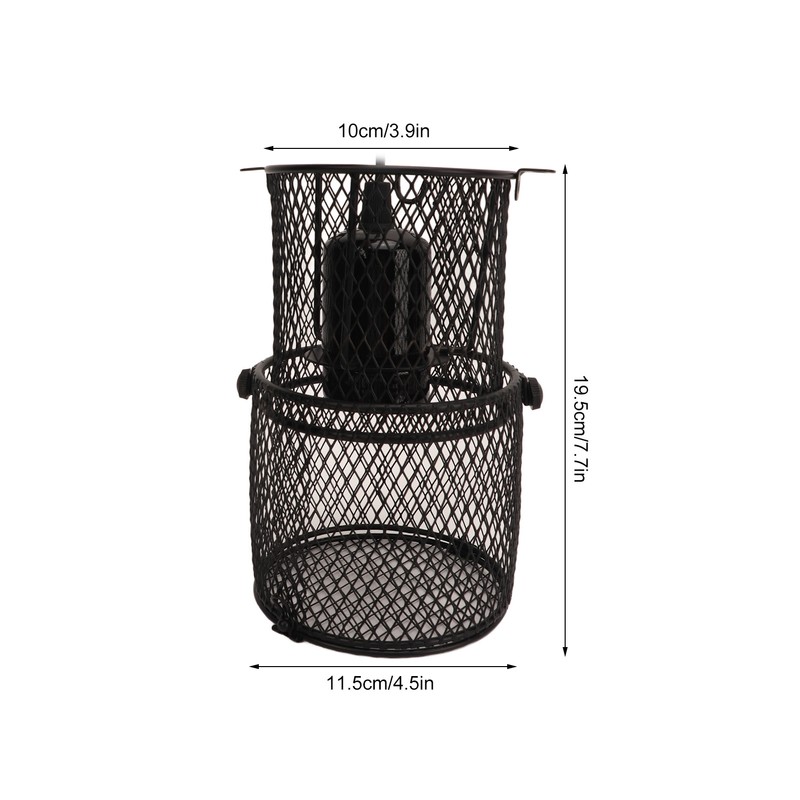 Reptile Heat Lamp Guard Avoid Scald Retractable Reptile Heat Lamp