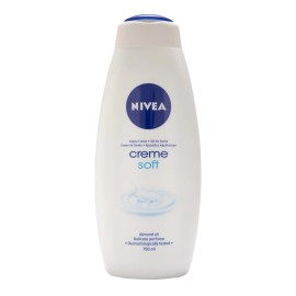 Nivea Body Wash Creme Soft With Almond Oil Net Wt. 25.36 Fl Oz (750 Ml) Pack 1
