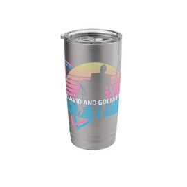 David And Goliath Christian Christianity Retro Stainless Steel Insulated Tumbler