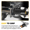 PKDOAX 7 Pin Trailer Plug 12V, Trailer Side Male End