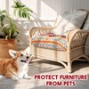 Hahafelt 8 Pcs Stretch Patio Cushion Covers Outdoor Sofa Cushion