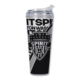 Rico Industries NWSL Women's Soccer Washington Spirit 24oz Acrylic Tumbler with Hinged Lid