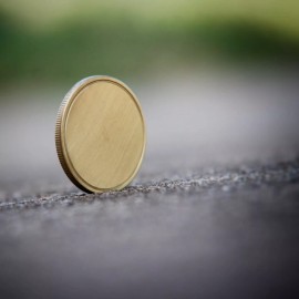 Blank Brass Challenge Coin 40mm - Laser Engravable