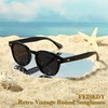 FEISEDY B2350 Women's Men's Sunglasses, Wellington Shape, Square, Retro, UV400,
