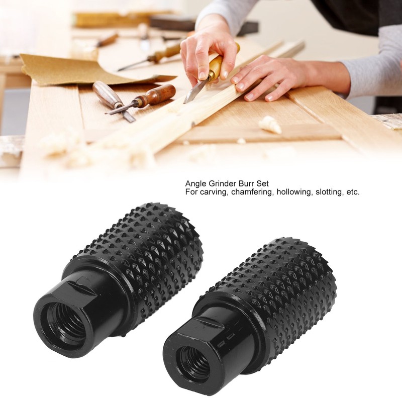 Rotary File Set Angle Grinder Wood Carving Burr File Grinding