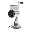 Manual Rotary Food Grater, Handheld Drum Slicer Shredder with 5