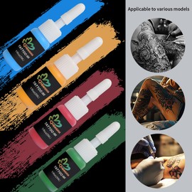 QIONGHUA Ink Set 1/6 oz (5ml) Supply 14 Colors Pigment Kit Ink