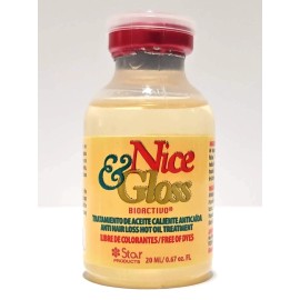 STAR PRODUCTS (1 UNIT) Nice & Gloss Bioactiva Anti-Hair loss Hot Oil Treatment - 0.67 oz