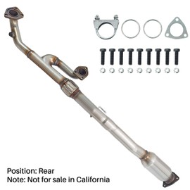 [Rear]FortunaFlow Catalytic Converter Compatible with Honda Ridgeline 2017-2020 3.5L,Honda Pilot 2016-2020 3.5L,Acura MDX 2014-2020 3.5L,Replace 643151[EPA Compliant+standard]