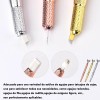 3pz Inductor Diamante Agujas Microblading Shading Cejas Oro Y Plata