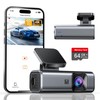 galphi 4K Dash Cam Front, Built-in 5G WiFi, 64GB Card