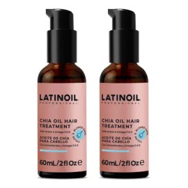 Kit Tratamiento Cabello Latinoil Chía Y Omega 2 Pz De 60ml