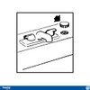 Plumb Pak PP815-11 Snap-in Faucet Hole Cover, 1-1/2 in Od,