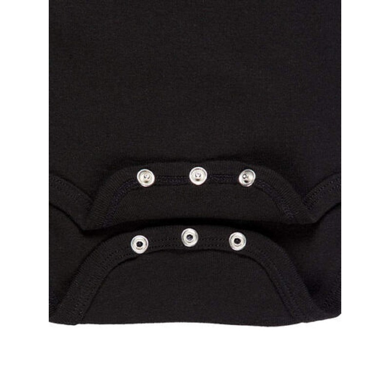NAME IT Unisex Baby Nbnbody 3p Ss Black Noos Plain