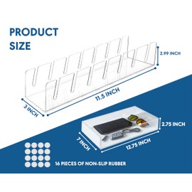 LOTUS 369 Tray for Men with 2 Acrylic Hat Stands, No Installation Hat Organizer for 14 Baseball Caps, Perfect for Display & Organization in Bedroom, Closet, Dresser, Office