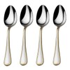 Mikasa Cameo Gold (Stainless) Teaspoon, Set of 4