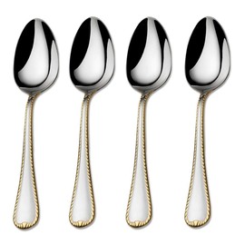 Mikasa Cameo Gold (Stainless) Teaspoon, Set of 4