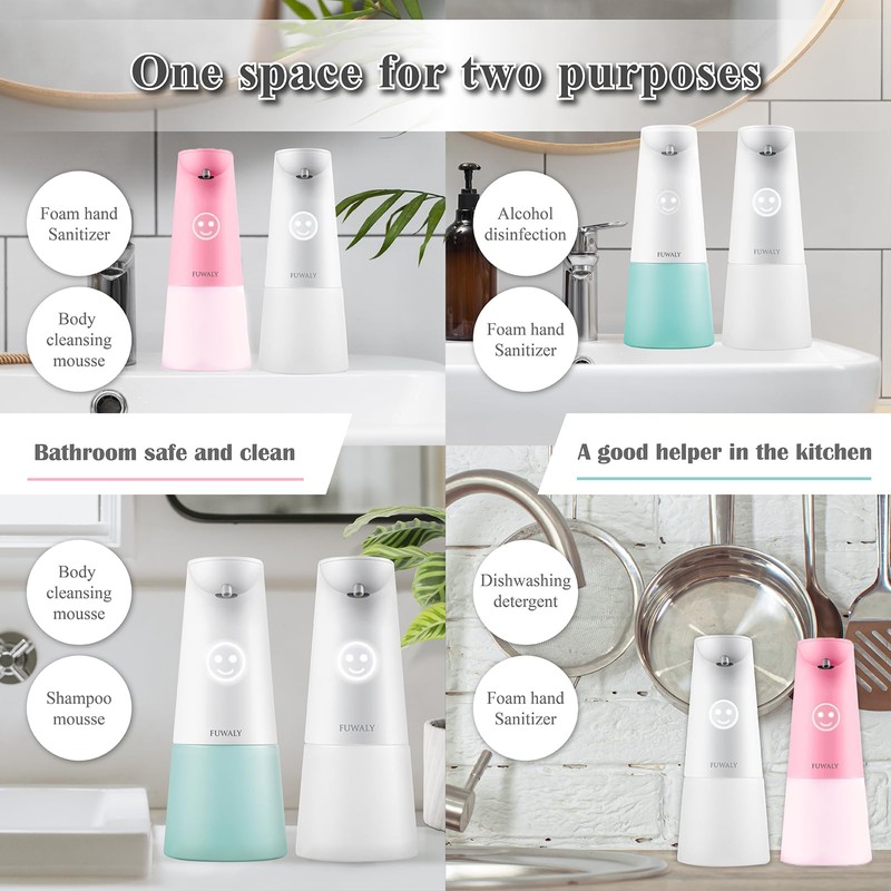 Fuwaly Automatic Foaming Soap Dispenser Suitable for bathrooms and Kitchens