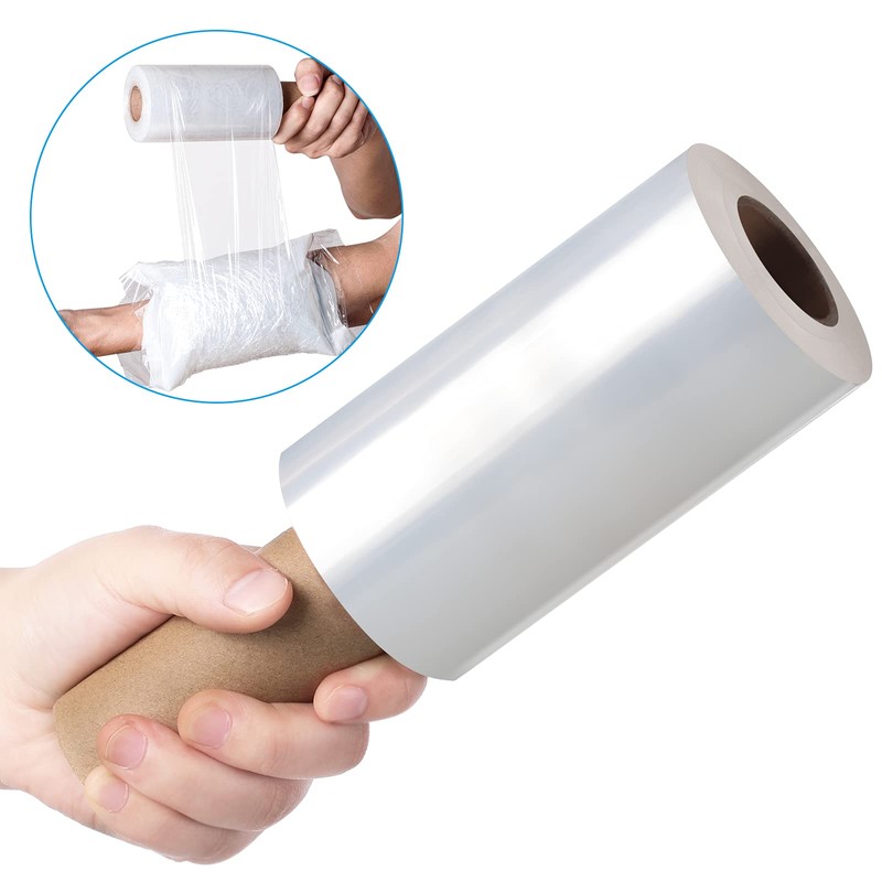 Outus Wrap Plastic Film with Handle Plastic Bags for Ice