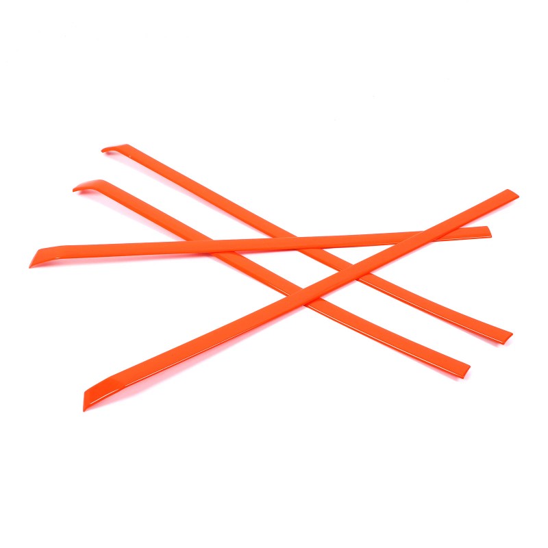 carmotion88 ABS Orange Car Interior Door Panel Strip For Toyota