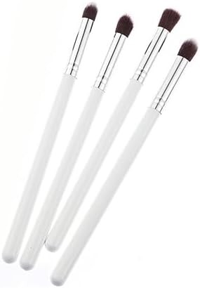 NOLITOY 4piezas Pinceles Para Sombras De Ojos Difuminar y Aplicar Herramienta De Maquillaje Para Uso Profesional Ojos Labios y Base