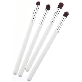 NOLITOY 4piezas Pinceles Para Sombras De Ojos Difuminar y Aplicar Herramienta De Maquillaje Para Uso Profesional Ojos Labios y Base