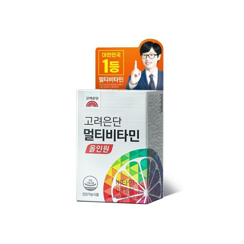 Korea Eundan Multivitamin All-in-One 30 Tablets (Package Change) (Yeongdeungpo Branch)
