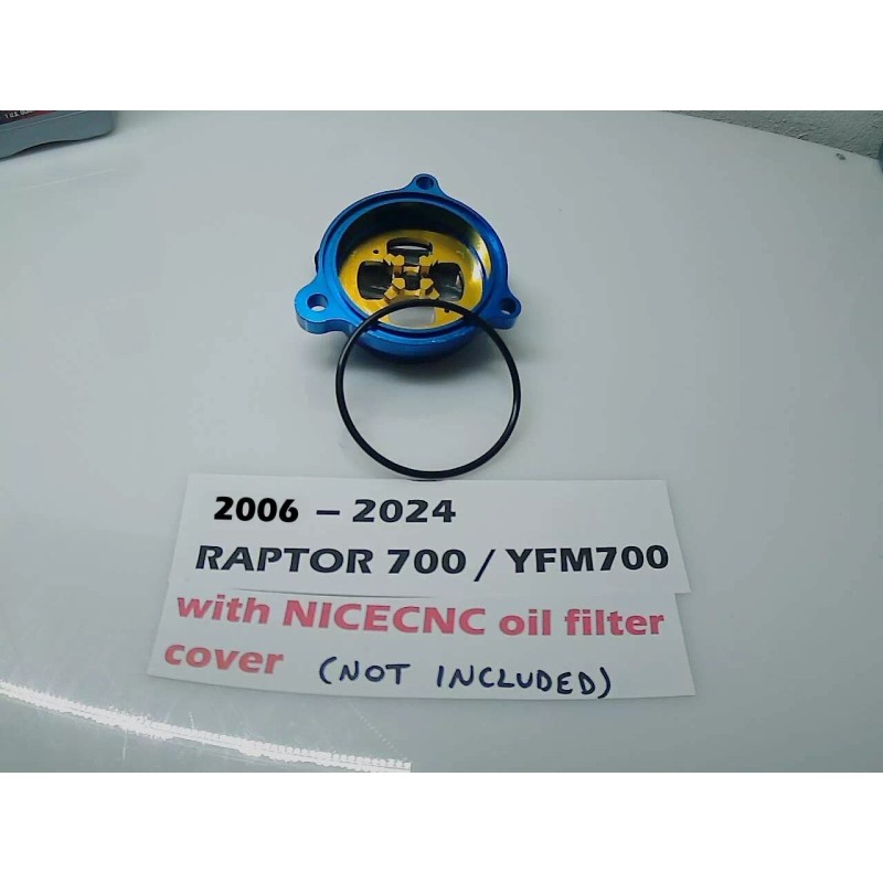 NICECNC Oil Filter Cover O-Ring for Yamaha Raptor 700 2006-2024