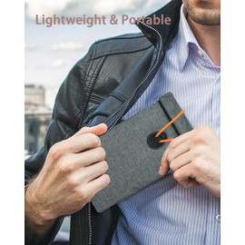 GEEDUD Faraday Pouch for Car Keys and Smartphone, Key Signal Blocking Bag, Anti Theft Car Protection, Cell Phone WiFi/GSM/LTE/NFC/RFID/Keyless Entry Fob Signal Blocking Bag (Grey)