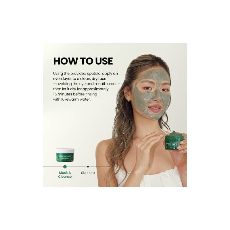 AXIS-Y - Mugwort Pore Clarifying Wash Off Pack - Mascarilla