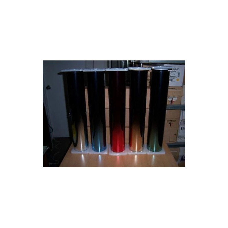 Unbranded CHROME fader film reflective 25% SILVER TO BLACK window