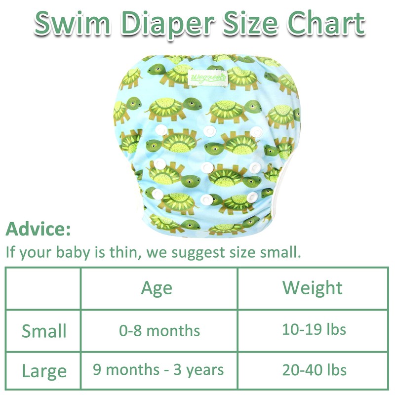 wegreeco Baby & Toddler Snap One Size Adjustable Reusable Baby