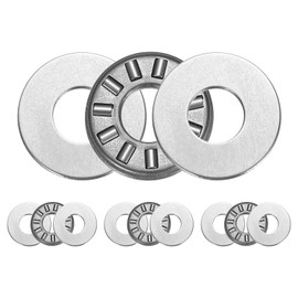 QUARKZMAN NTA512+2TRA Needle Bearing Thrust Bearing with Bearing Washers 8mm Bore Diameter 19mm OD 4mm Overall Thickness for Lawn Mower Truck Power Steering