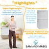 SAM AND MABEL Toy Storage Basket and Play Mat –