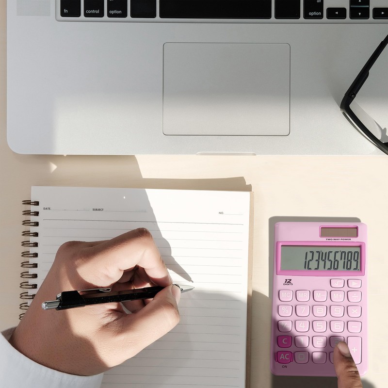 Mr. Pen- Standard Function Calculator, 12Digits, Small Calculator, Purple Small