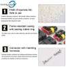 Daevkaema 352Pcs Waterproof Electrical Connector Terminals Automotive Electrical Wire Connectors