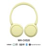 Audífonos Inalámbricos Sony Wh-ch520 Color Amarillo