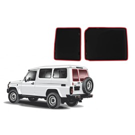 Genuine SNAPSHADES Rear Windscreen Shade for Toyota Landcruiser Troop Carrier (78 Series; 1984-Present)