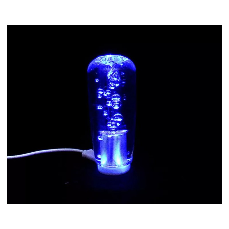 zw-blue bubble 11.8" Inch Universal Crystal Bubble Blue LED Light